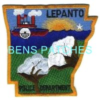 ARKANSAS,LEPANTO POLICE 1 STATE SHAPED_wm